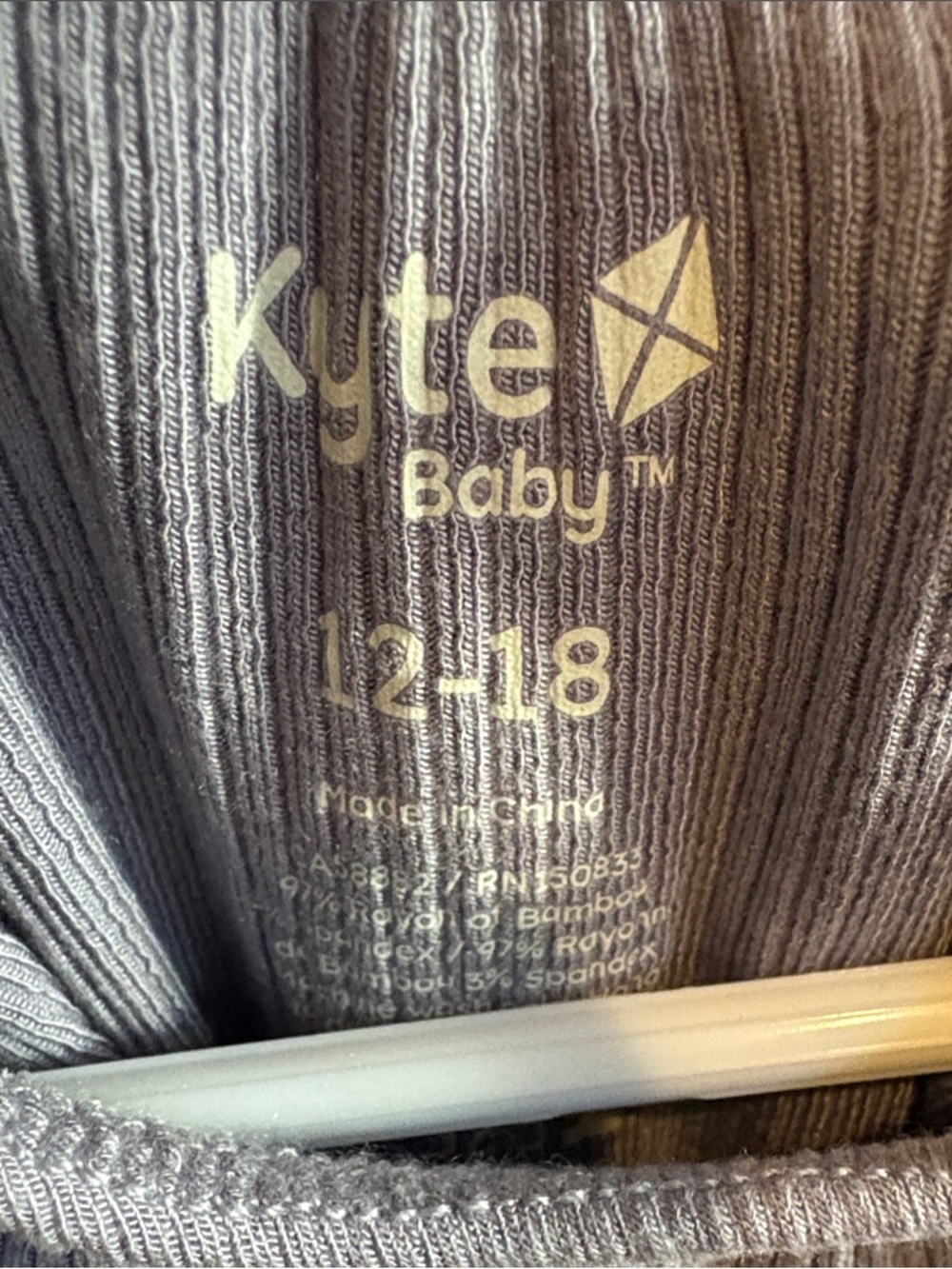 Kyte Baby Ribbed Leotard - Picture 4 of 4